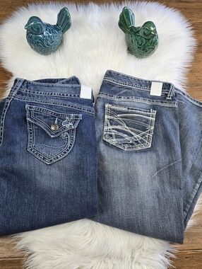 Maurices Cropped Capri Jeans Bundle 13/14